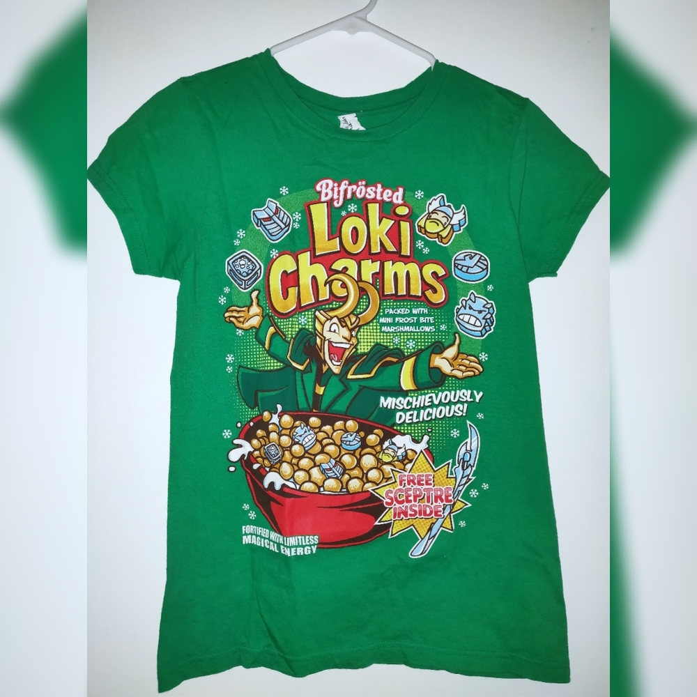 Avengers Marvel Loki Charms Thor Graphic Tee